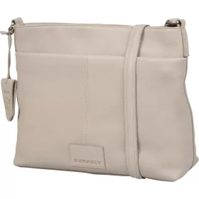   Burkely Soft Skylar törtfehér színű női bőr oldaltáska, crossbody