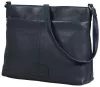 Burkely Soft Skylar sötétkék színű női bőr oldaltáska, crossbody 31 x 26 x 10,5 cm