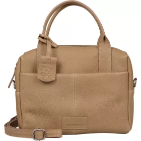   Burkely Soft Skylar kisméretű barna bőr kézitáska, válltáska