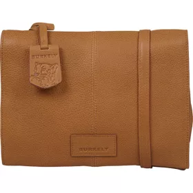   Burkely Soft Skylar konyakbbarna bőr oldaltáska, crossbody 23 x 17 x 7 cm