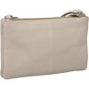 Burkely Soft Skylar törtfehér bőr oldaltáska, crossbody