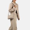 Burkely Soft Skylar törtfehér bőr oldaltáska, crossbody