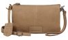 Burkely Soft Skylar bézs bőr oldaltáska, crossbody