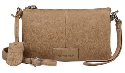 Burkely Soft Skylar bézs bőr oldaltáska, crossbody