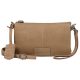Burkely Soft Skylar bézs bőr oldaltáska, crossbody