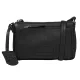 Burkely Soft Skylar női fekete bőr oldaltáska