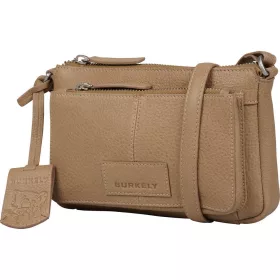  Burkely Soft Skylar kisméretű barna bőr oldaltáska, crossbody