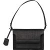 Burkely Casual Cayla fekete női bőr válltáska 23 x 15,5 cm