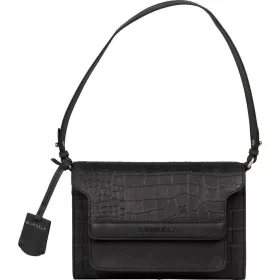   Burkely Casual Cayla fekete női bőr válltáska 23 x 15,5 cm