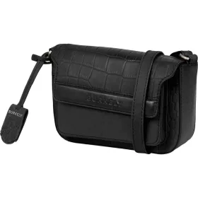   Burkely Casual Cayla fekete női bőr mini válltáska 19 x 12 cm