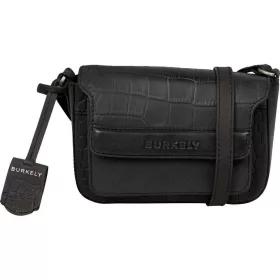   Burkely Casual Cayla fekete női bőr mini válltáska 19 x 12 cm