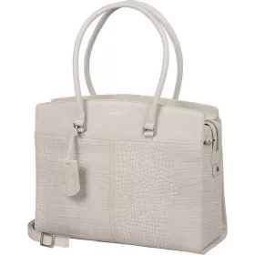   Burkely Cool Colbie törtfehér női bőr laptoptartós válltáska 15,6" 40 x 33 cm