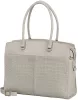 Burkely Cool Colbie szürke női bőr laptoptartós válltáska 15,6" 40 x 33 cm