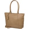 Burkely Cool Colbie drapp női bőr laptoptartós válltáska 15,6" 37 x 32 cm