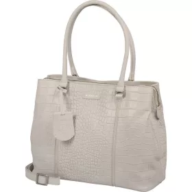   Burkely Cool Colbie törtfehér női bőr laptoptartós válltáska 13,3" 34 x 26 cm