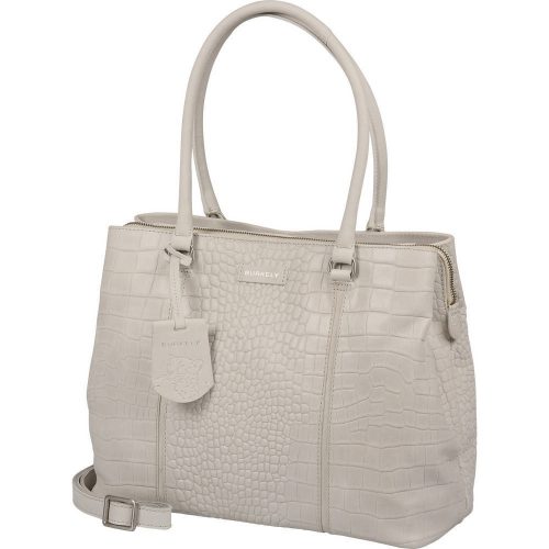 Burkely Cool Colbie törtfehér női bőr laptoptartós válltáska 13,3" 34 x 26 cm