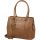 Burkely Cool Colbie konyakbarna női bőr laptoptartós válltáska 13,3" 34 x 26 cm