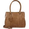 Burkely Cool Colbie konyakbarna női bőr laptoptartós válltáska 13,3" 34 x 26 cm