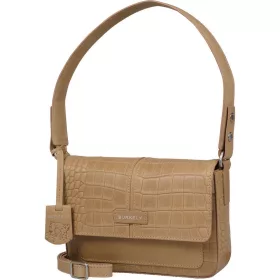   Burkely Cool Colbie drapp kroko női bőr válltáska 22 x 16 cm