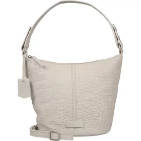   Burkely Cool Colbie törtfehér kroko női bőr válltáska, kézitáska 27 x 20 cm