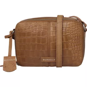   Burkely Cool Colbie konyakbarna kroko női bőr oldaltáska, crossover  20 x 15 cm