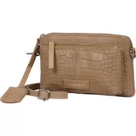   Burkely Cool Colbie drapp kroko női bőr mini oldaltáska  19 x 15 cm