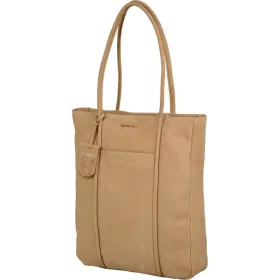   Burkely Still Selene bézs nubuk női bőr shopper 36 x 30 cm
