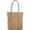 Burkely Still Selene bézs nubuk női bőr shopper 36 x 30 cm