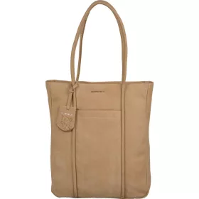   Burkely Still Selene bézs nubuk női bőr shopper 36 x 30 cm