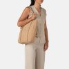 Burkely Still Selene bézs nubuk női bőr shopper 36 x 30 cm