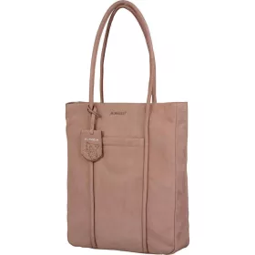   Burkely Still Selene világos mályva nubuk női bőr shopper 36 x 30 cm