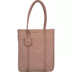   Burkely Still Selene világos mályva nubuk női bőr shopper 36 x 30 cm