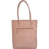 Burkely Still Selene világos mályva nubuk női bőr shopper 36 x 30 cm