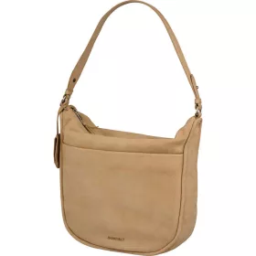   Burkely Still Selene bézs nubuk női bőr válltáska 31 x 29 cm