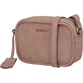   Burkely Still Selene világos mályva nubuk női bőr válltáska 20 x 13,5 cm