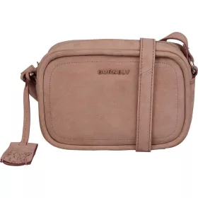   Burkely Still Selene világos mályva nubuk női bőr válltáska 20 x 13,5 cm