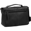 Burkely Mystic Maeve Citybag fekete női bőr kézitáska, válltáska