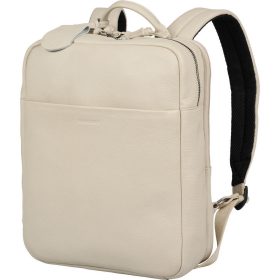   Burkely Lush Lucy törtfehér női bőr hátizsák, laptoptartóval 14"  37 x 28 cm