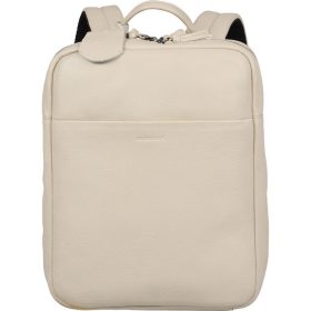   Burkely Lush Lucy törtfehér női bőr hátizsák, laptoptartóval 14"  37 x 28 cm