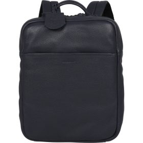   Burkely Lush Lucy sötétkék női bőr hátizsák, laptoptartóval 14"  37 x 28 cm