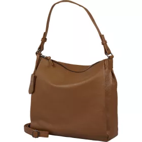   Burkely Lush Lucy konyakbarna női bőr válltáska 30 x 30 cm