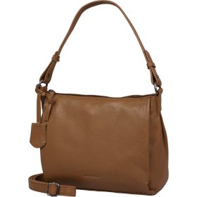   Burkely Lush Lucy konyakbarna női bőr válltáska 25 x 20 cm