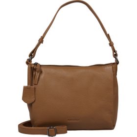   Burkely Lush Lucy konyakbarna női bőr válltáska 25 x 20 cm