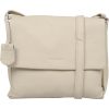 Burkely Lush Lucy törtfehér női bőr oldaltáska, crossbody 25 x 20 cm