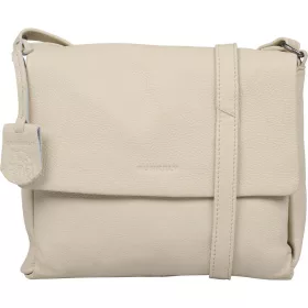   Burkely Lush Lucy törtfehér női bőr oldaltáska, crossbody 25 x 20 cm