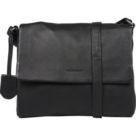   Burkely Lush Lucy sötétkék női bőr oldaltáska, crossbody 25 x 20 cm