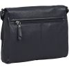 Burkely Lush Lucy sötétkék női bőr oldaltáska, crossbody 25 x 20 cm