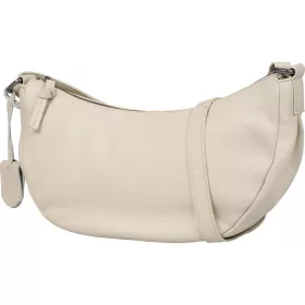   Burkely Lush Lucy törtfehér női bőr oldaltáska, crossbody 30 x 15 cm