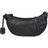 Burkely Lush Lucy fekete női bőr oldaltáska, crossbody 30 x 15 cm