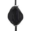 Burkely Lush Lucy fekete női bőr oldaltáska, crossbody 30 x 15 cm
